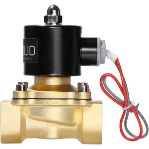 États-Unis Vanne solénoïde électrique en laiton massif 1 pouce 24 V CA normalement fermée pour l'air, l'eau non potable et le carburant - Product Image 6