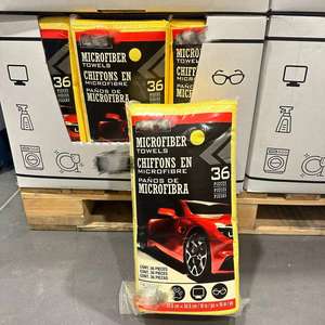 قماش تنظيف ميكروفايبر من كيركلاند، منشفة مطبخ ماصة للسوائل مقاس 40×40 سم، قماش تنظيف للسيارات بالجملة - Product Image 2