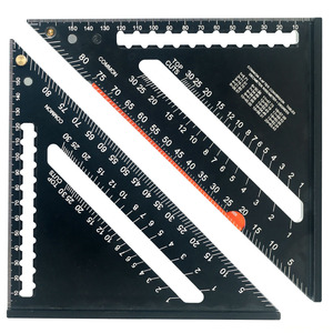Aluminum Alloy 7 Inch Right Angle Ruler Adjustable Fixed Angle Triangle <b>Measuring</b> <b>Tool</b> - Product Image 5