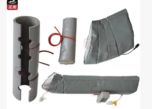 Manchon chauffant de tuyau avec vestes d'isolation <span class=keywords><strong>thermique</strong></span> de coude de tuyau pour les tuyaux d'échappement - Product Image 3