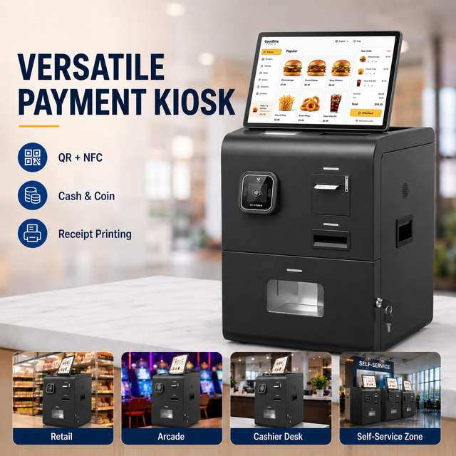 Lottery Retail Cash Collection And Ticket Distribution Solution Self Service Terminal