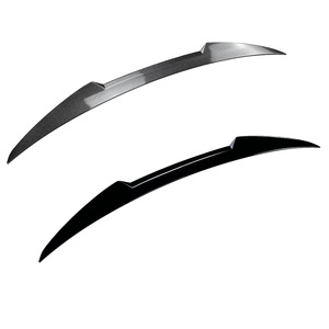 Aileron arrière BMW en fibre de carbone, texture noir piano, forme d'aile, pour coffre, pour Série 5 E60 2004-2010 - Product Image 5