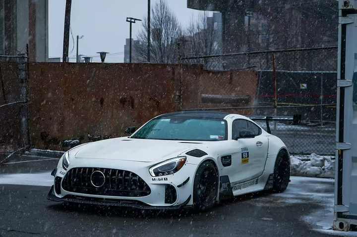 For Mercedes AMG GT Wide-Body GT3 Upgrades Body Kit Front Bumper Rear ...