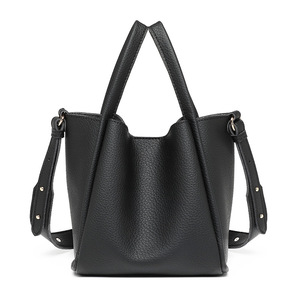 2025 New Vintage Lychee Grain Korean Soft Leather Crossbody <b>Bag</b> Ladies Zip Closure <b>Hand</b>-<b>Carrying</b> Fashion Dress Spring - Product Image 2