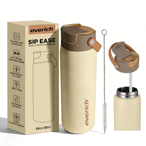 Botella de Acero Inoxidable al Vacío, Estilo Popular, Rendimiento Térmico de 6-12 <span class=keywords><strong>Horas</strong></span>, Gran Capacidad, Ecológica, Portátil, Clásica - Product Image 1