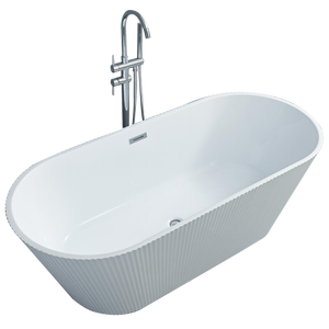 Moderna in acrilico CUPC CE Freestanding vasca da bagno materiale ovale sottile bordo interno vasca migliore vendita ammollo funzione per adulti - Product Image 1