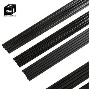 OEM Small Diameter Round Solid Carbon Fiber Rods 1mm-10mm Carbon Fiber Rod Sticks For Sale