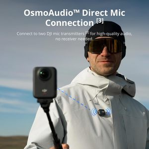 Fotocamera 360 Osmo originale appositamente progettata per la prima fotocamera da 360 ° DJ nativa 8K 360 ° con grandi pixel da 2,4 μm - Product Image 5