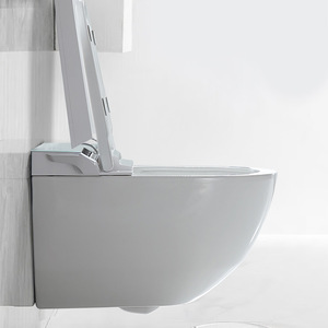 Inodoro inteligente coreano, inodoro eléctrico inteligente, operación automática, botón <span class=keywords><strong>de</strong></span> descarga, inodoro colgado en la pared - Product Image 4