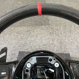 Volante de Fibra de Carbono de Alta Calidad para AMG con Botón OLED para Alcatara, para Benzs W204 W205 W211 W212 W213 Años 2005-2021 - Product Image 4