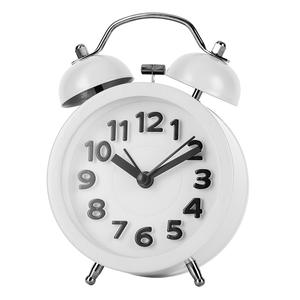 Despertador de PVC con luz nocturna silenciosa para niños para dormitorio y estudiantes, bonito reloj despertador de PVC con campana de Metal para niños, silencioso - Product Image 5