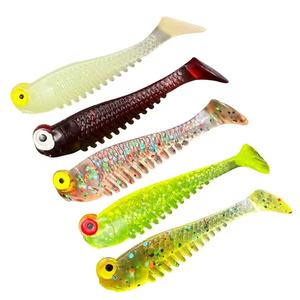 Samurai Soul <span class=keywords><strong>petit</strong></span> 5cm 1.2g coloré oeil de poisson leurre mixte appât souple Silicone matériel pour la pêche de fond bar poisson d'eau salée <span class=keywords><strong>brochet</strong></span> - Product Image 1