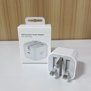 อะแดปเตอร์แปลงไฟ 40W ไดนามิก 60W สูงสุด สำหรับที่ชาร์จ iPhone17 สำหรับที่ชาร์จ iPhone 40W อะแดปเตอร์ USB-C แบบ EU US UK 40W Type-c ที่ชาร์จ iPhone - Product Image 4