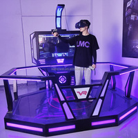 Espace 9D VR du simulateur VR de tir de la réalité virtuelle 9D VR fonctionnant la plate-forme debout
