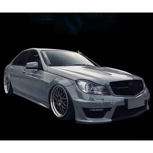 Kit carrosserie en plastique noir pour voitures, pare-chocs avant pour Benz W204 Amgc63 11-13, kit carrosserie en plastique noir pour voitures, pare-chocs avant pour - Product Image 3