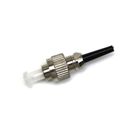 Konektor Cepat Perakitan Lapangan Logam FC UPC Singlemode Simplex 0.9mm dengan Ferrule Keramik Pra-Poles untuk Terminasi Industri