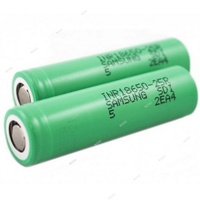 Baterai Isi Ulang Lithium-Ion Silinder Samsung INR18650-25R 2500mAh NMC 3.7V untuk Perangkat Berkinerja Tinggi