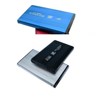 Case esterno in alluminio USB 3.0 per HDD/SSD SATA da 2,5 pollici con alimentatore (multicolore) Bajeal/OEM
