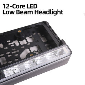 ไฟส่องป้ายทะเบียนรถยนต์ยุโรปแบบ LED SANVI 12V 72W กำลังสูง พร้อมรีโมทคอนโทรล ไฟเตือนภัย สำหรับรถออฟโรด SUV - Product Image 4