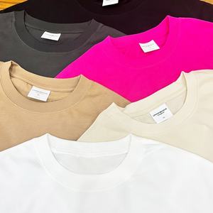 T-shirt unisexe vierge de haute qualité avec logo personnalisé, tendance, polyvalent, surdimensionné, coupe ample, t-shirt court, 250 g/m² - Product Image 3