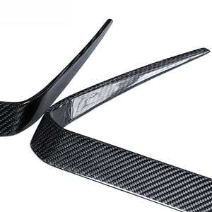 Ailerons latéraux de pare-chocs avant en fibre de carbone sèche préimprégnée haute brillance, séparateurs aérodynamiques pour BMW G06 LCI X6 <span class=keywords><strong>2023</strong></span>-2026 - Product Image 4