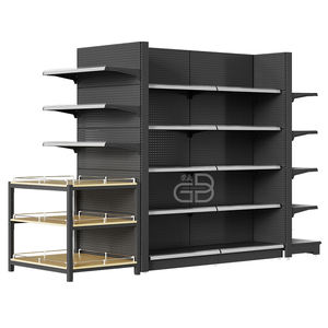 Necessidades diárias do metal resistente do costume do OEM Display <span class=keywords><strong>Rack</strong></span> estilo preto para a exposição da cremalheira do supermercado - Product Image 2