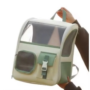 Muestra gratuita: Bolsa transparente portátil para gatos, ideal para viajes y paseos. - Product Image 5