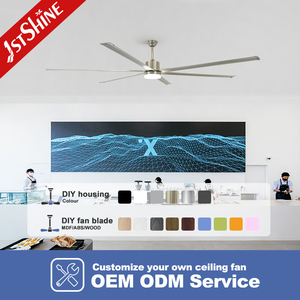 1stshineシーリングファン工業用スペース大100インチ大気流冷却金属ブレード天井ファンライト - Product Image 4