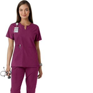 Uniformes Médicos Unisex de Sarga Force Cross-Flex Modern Fit con Panel Flexible para Uso Hospitalario y Detección de Agujas ODM - Product Image 4