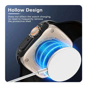 Étui de <span class=keywords><strong>protection</strong></span> creux en PC pour <span class=keywords><strong>Apple</strong></span> <span class=keywords><strong>Watch</strong></span> Ultra 49 mm, 42 mm, 46 mm, coque pour iWatch 11, 10, 9, 8, 7 - Product Image 5