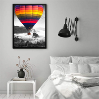 Set 3 Bingkai Foto Poster Kreatif Dinding Hitam Solid Bingkai Foto Kayu Gantung Daur Ulang 18x24