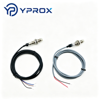 Sensor Proximitas Induktif YPROX LJ12A M12 2-Kawat Terlindung/Tidak Terlindung PNP Jarak Deteksi 2-4mm IP67 10-30V DC Berlapis Nikel