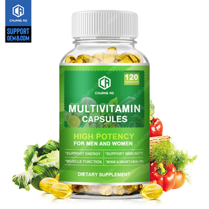 Cápsulas de cápsulas blandas multivitamínicas minerales OEM con <span class=keywords><strong>complejo</strong></span> <span class=keywords><strong>B</strong></span>, suplemento de calcio, magnesio y zinc, compatible con la función muscular energética - Product Image 1