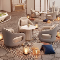 Nouveautés : Ensemble de canapés modulaires de bureau, style simple et luxueux, fauteuil moderne en cuir synthétique haute densité pour salon