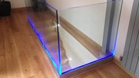 Isolation acoustique verre de sécurité extérieur led verre garde-corps encastré pour bâtiment commercial