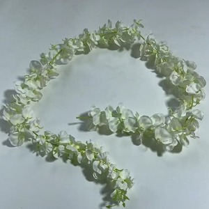 ดอกวิสทีเรียผ้าไหมประดิษฐ์ สีชมพู สีม่วง สีแดง สำหรับตกแต่งงานแต่งงาน ตกแต่งภายนอกบ้าน ตกแต่งเพดาน รุ่นปี 2025 - Product Image 2