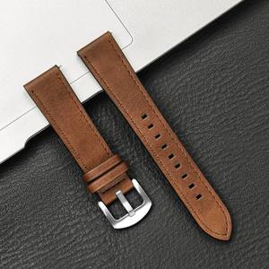 Bracelet en cuir 22mm 20mm pour <span class=keywords><strong>HUAWEI</strong></span> WATCH GT 4 46mm 4pro <span class=keywords><strong>GT3</strong></span>/2 Pro <span class=keywords><strong>42mm</strong></span> Bracelet souple pour Samsung Galaxy Watch 7/6/5/4 40mm Bracelet - Product Image 6