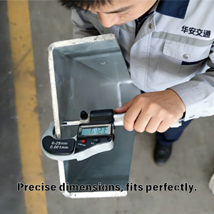 ราวกันตกแบบ W-Beam ชุบกัลวาไนซ์แบบจุ่มร้อน ราคาแข่งขันได้ ตามมาตรฐาน AASHTO M180 หนา 2.67 มม. แบบ 2 ลูกฟูก สำหรับความปลอดภัยบนทางหลวงในประเทศไทย - Product Image 6