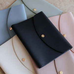 Wholesale Japanese and Korean PU leather <b>notebook</b> covers, A5 tri-fold loose-leaf <b>notebook</b> covers, stylish office <b>notebook</b> - Product Image 3