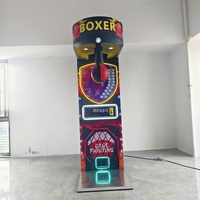 Machine de jeu d'arcade à monnayeur CK008 avec support en anglais, construction métallique, jeu de boxe Big Punch