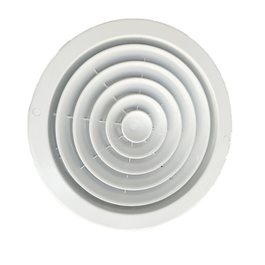 Couvercle d'évent de plafond en PVC de conception industrielle moderne Sortie de soupape à disque AC ronde à prix d'usine - Product Image 3