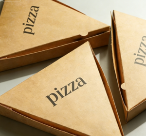 กล่องพิซซ่าสามเหลี่ยมแบบใช้แล้วทิ้ง รีไซเคิลได้ คุณภาพพรีเมียม พกพาสะดวก สำหรับพิซซ่าเปปเปอโรนี - Product Image 4