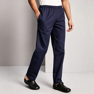 <span class=keywords><strong>Pantalon</strong></span> <span class=keywords><strong>de</strong></span> Chef Unisexe en Gros, Uniformes <span class=keywords><strong>de</strong></span> Chef pour Hôtels et Restaurants, <span class=keywords><strong>Pantalon</strong></span> <span class=keywords><strong>de</strong></span> Chef Noir Multi-Poches avec Fonctionnalités Pratiques - Product Image 1