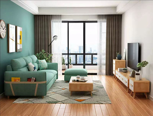 2024 Contemporáneo completo colorido marco de madera maciza conjunto pequeño nórdico superventas cuero cómodo sofá conjunto de muebles