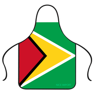 Tablier drapeau de la Martinique pour hommes et femmes, idéal pour la cuisine à domicile, la restauration, les chefs, la grillade, le bistro, la pâtisserie et le barbecue