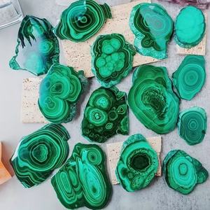 Polished Malachite Slab <b>Raw</b> Green Malachite Slice Semi Precious Stone Jewelry Making Home Decor Reiki Wicca Healing <b>Crystal</b> Gift - Product Image 2