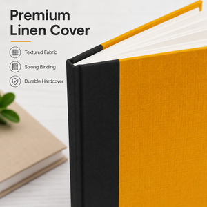 Quaderno con Copertina Rigida in Tessuto Personalizzato, Premium in Lino Bicolore, 5 Colori, Fornitura OEM ODM, Vendita all'Ingrosso - Product Image 4
