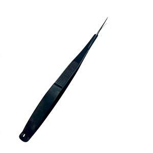 Tijeras de Cejas de Acero Inoxidable para Diestros, Hoja Recta Afilada, Mango Curvo, Recortador de Belleza para Pestañas y Cutículas - Product Image 4
