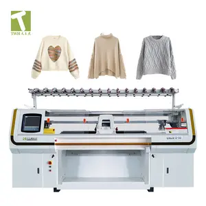 TWH. Double System Used-Flat-Knitting-Machine Industrial automation Knitting Machines 3.5.7G 5/6/7/8/9/10/12/14/16G