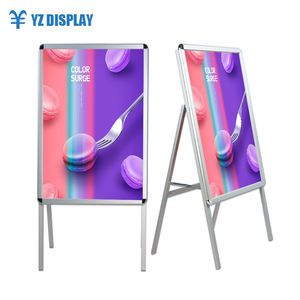 Лидер продаж, алюминиевая пластиковая Портативная подставка для плаката, рекламная подставка для наружной рекламы - Product Image 3